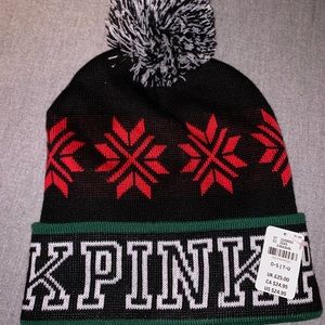 VS PINK hat NWT blue hat